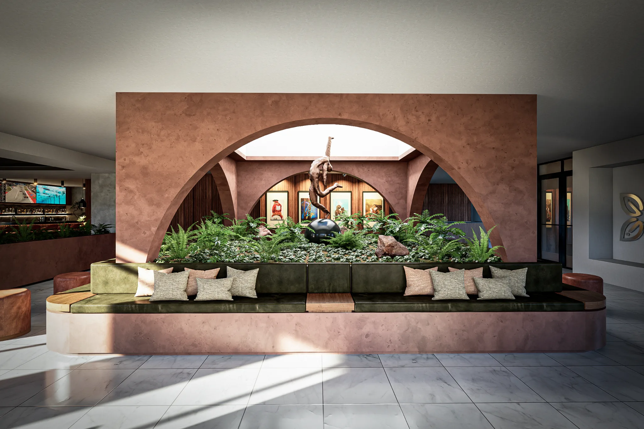 Hilton Garden Inn Chiapas — vestíbulo